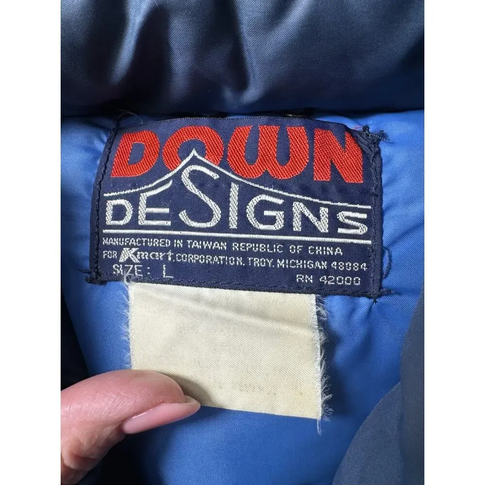 Vintage Down Designs‎ Lacrosse Wisconsin Green Goose Down Vest